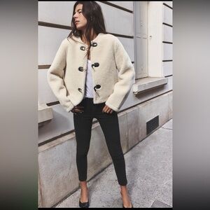 ZARA- Z1975 Black MID-RISE RIPPED SKINNY JEANS Size 28 | 6- NWOT